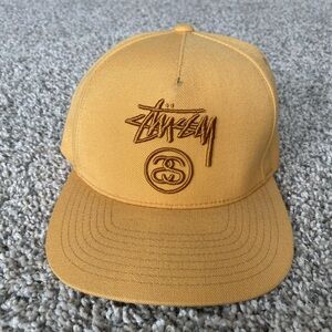 Stussy Mustard Yellow Adjustable Cap